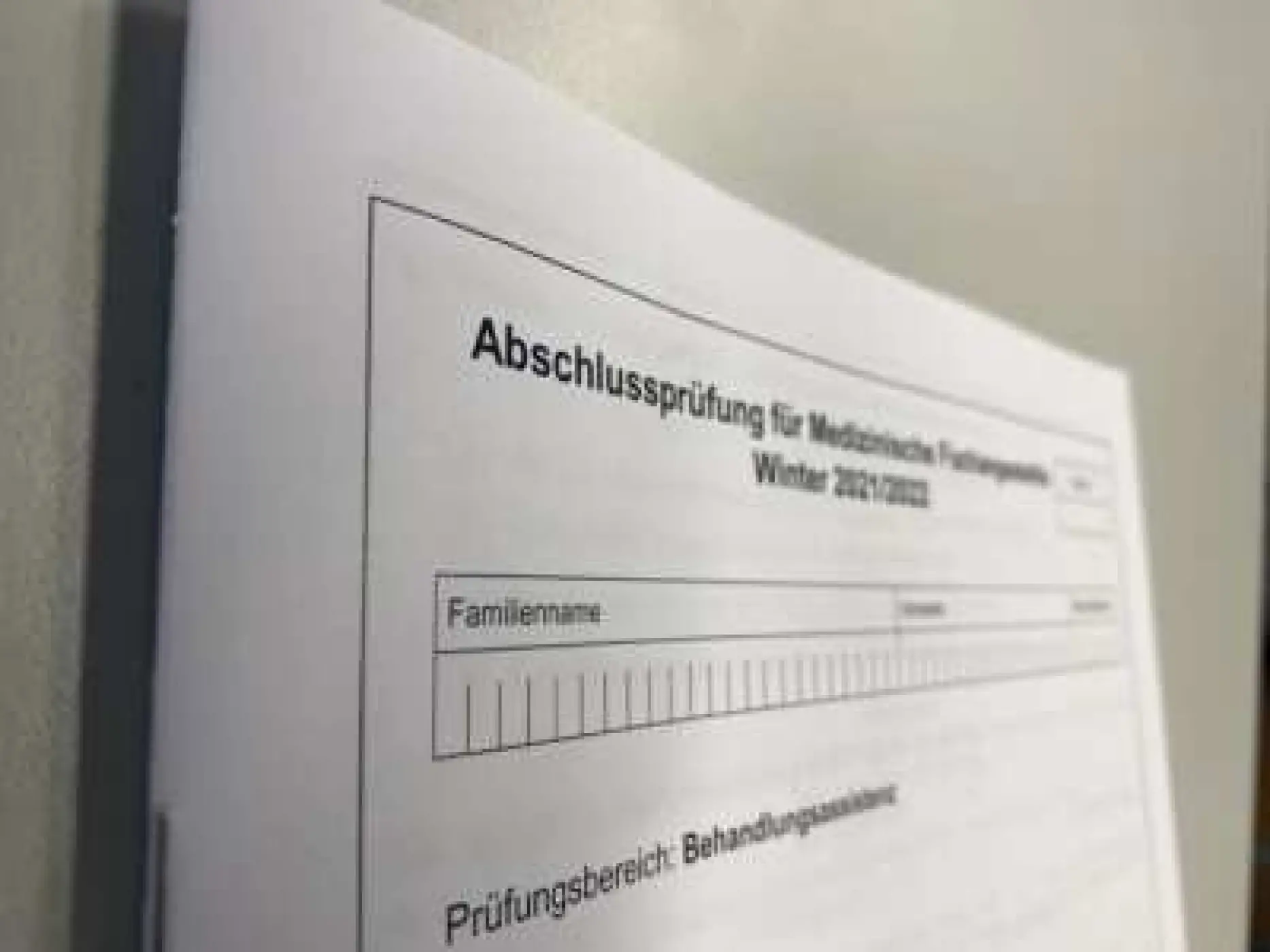 Projekte der Städt. Berufsschule für Fachkräfte in
		Arzt- und Tierarztpraxen und Pharm.-kaufm. Angestellte